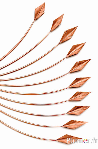 Schwan Pfeilform - 20-30 cm - bronze